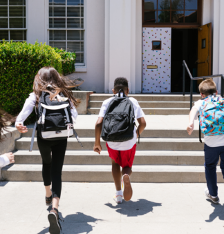 Back View Shot of Students