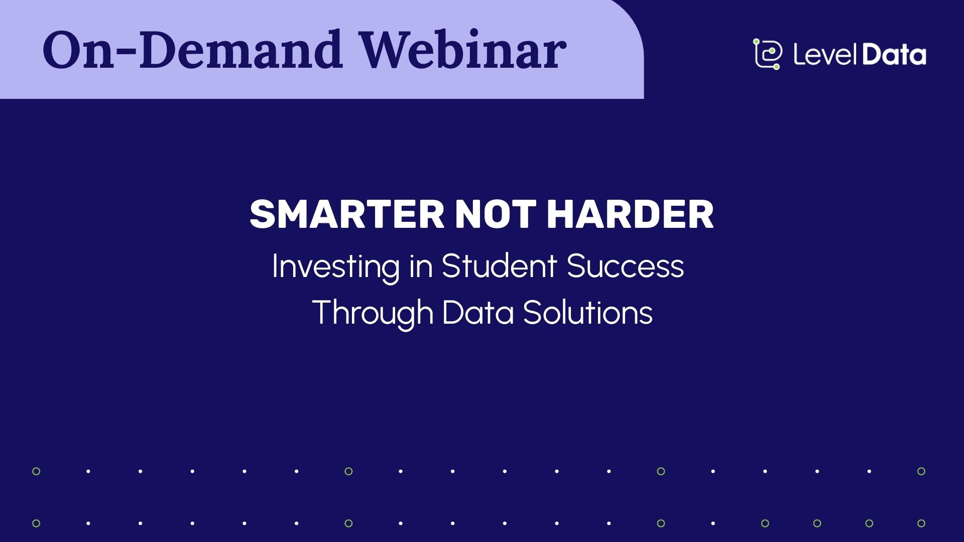 Smarter Not Harder Session 3