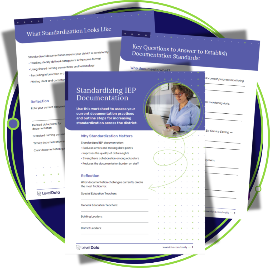 Questions & Reflections to Standardize IEP Documentation - Level Data